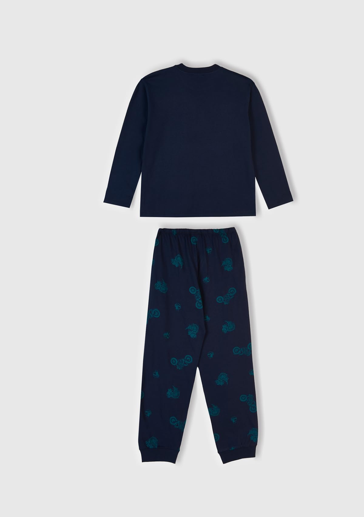 Benetton Intimo e Pigiami 3VR50P08Y Set Pigiama Bimbo S Blu Cotone