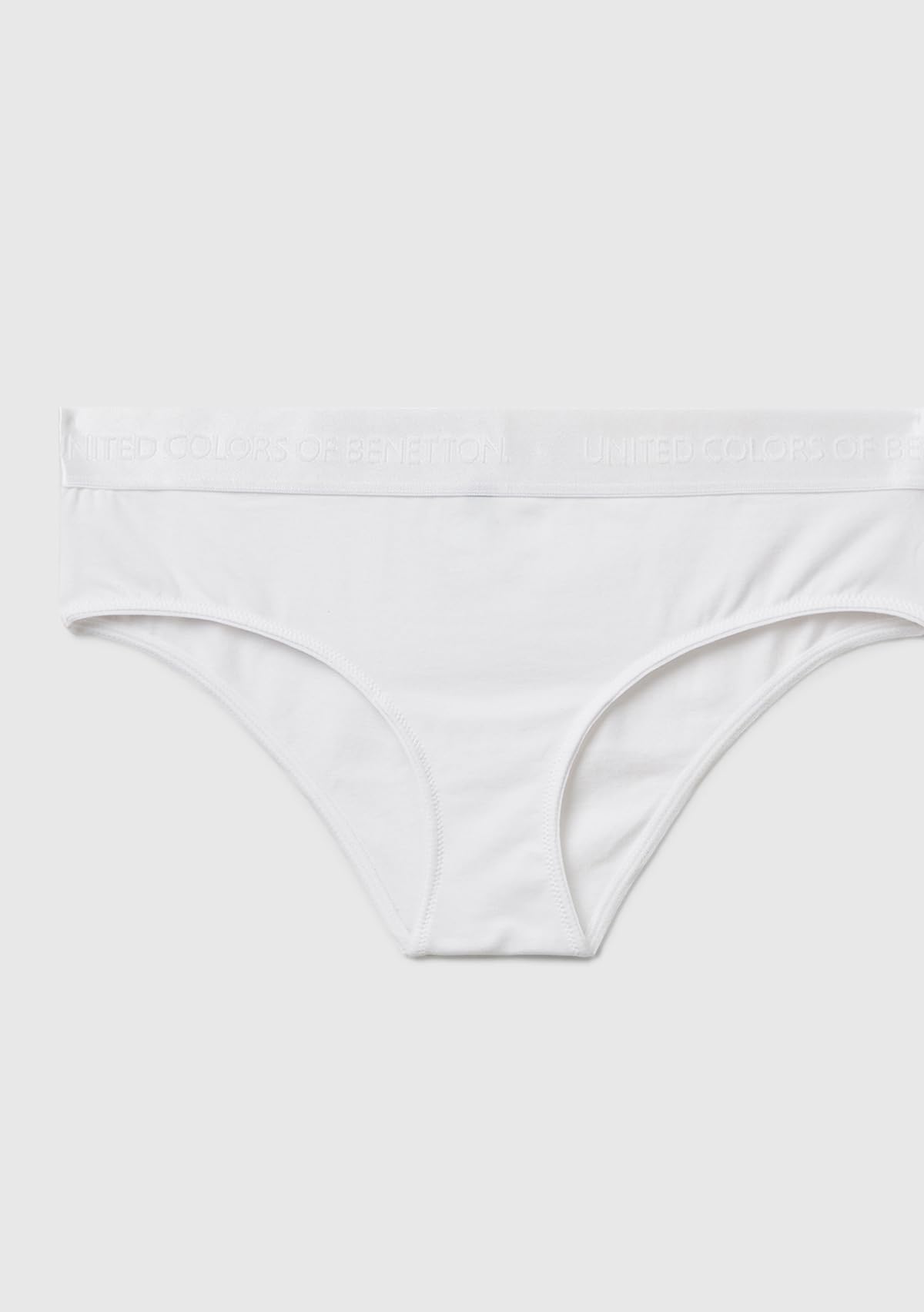 Benetton Slip fianco alto cotone organico elastico logato