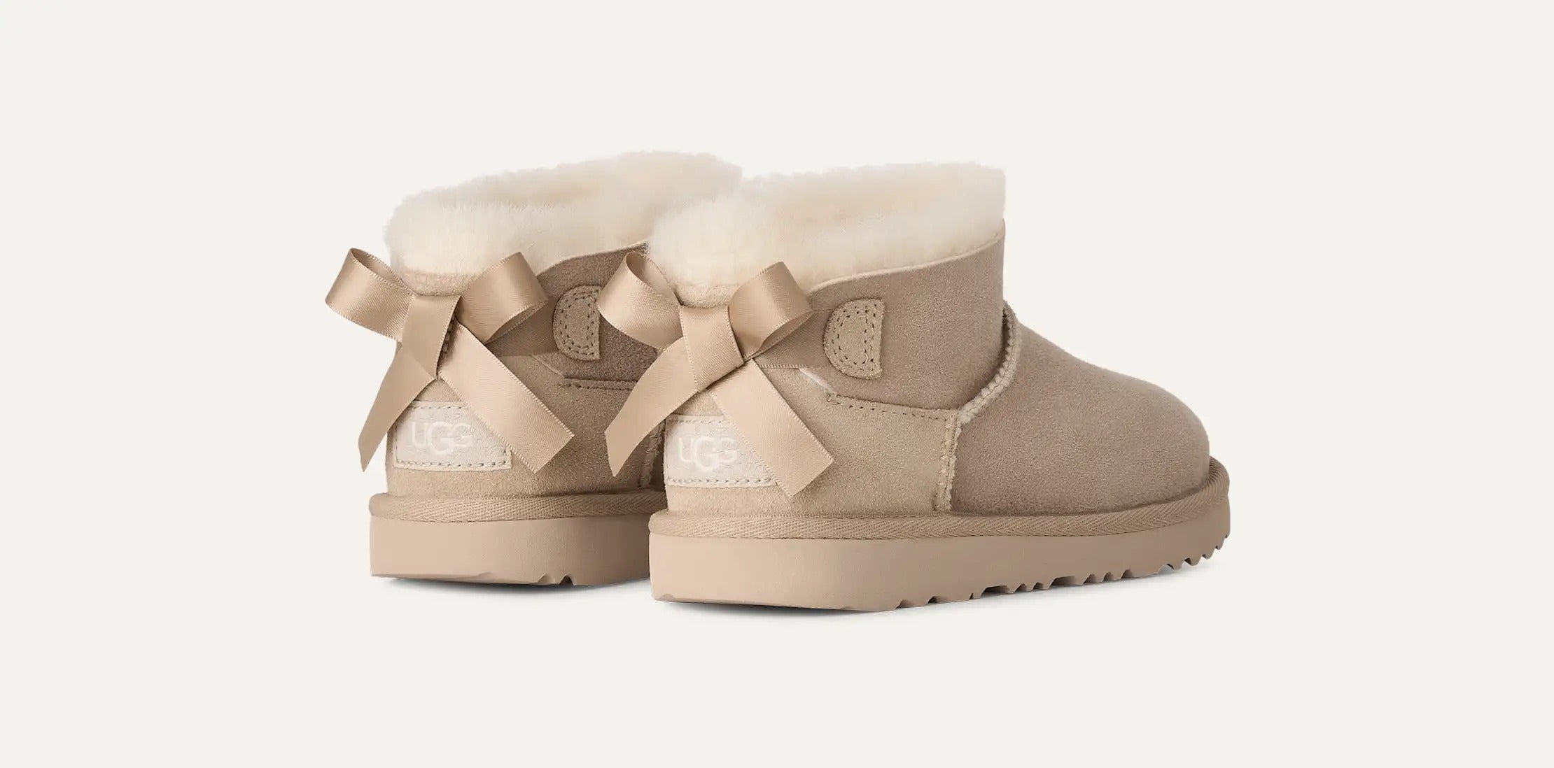 UGG Ultra Mini Bailey Bow 1185920K Scarponcino Sand
