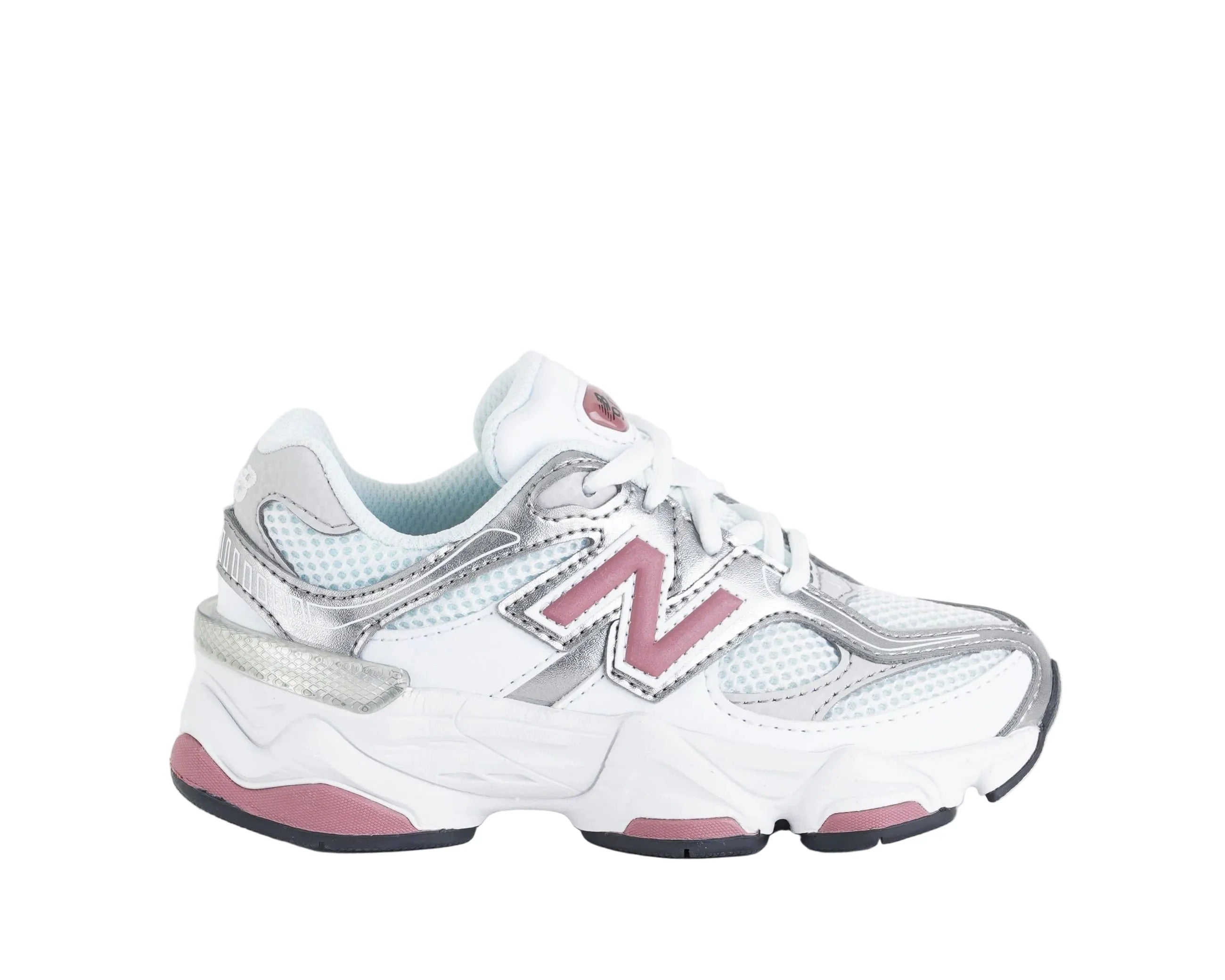 New Balance 9060 P90601Z6 sneakers bambino White Rosewood Silver