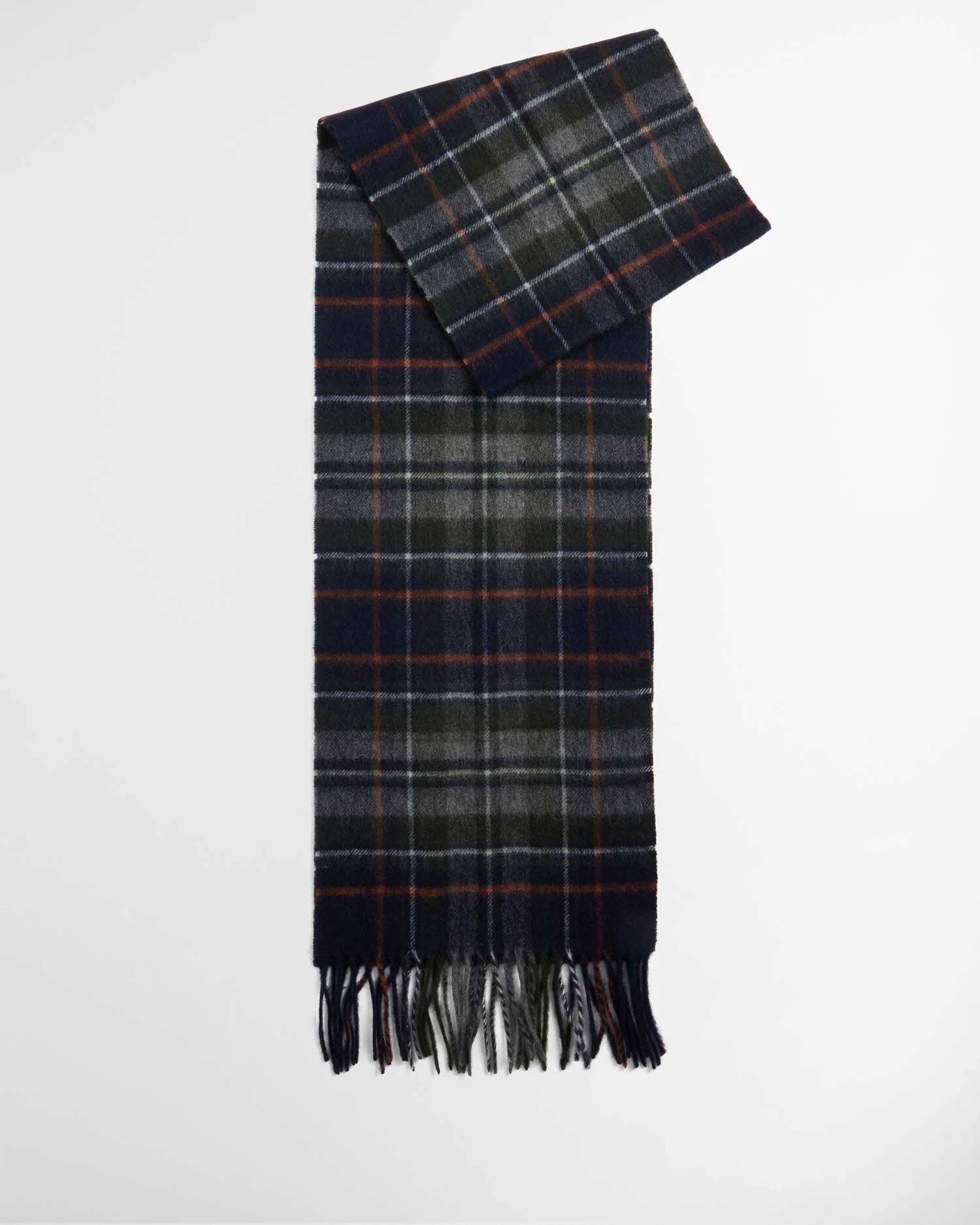 Barbour New Check USC0137 Sciarpa Tartan Navy