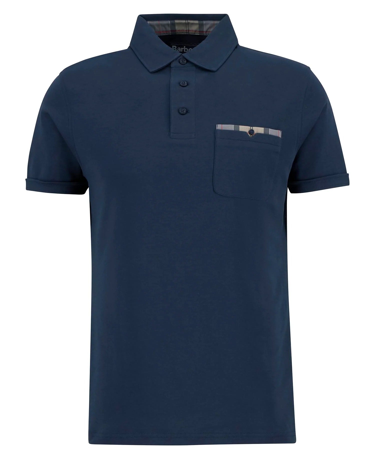 Barbour MML1496 Polo Uomo Navy Cotone Tartan