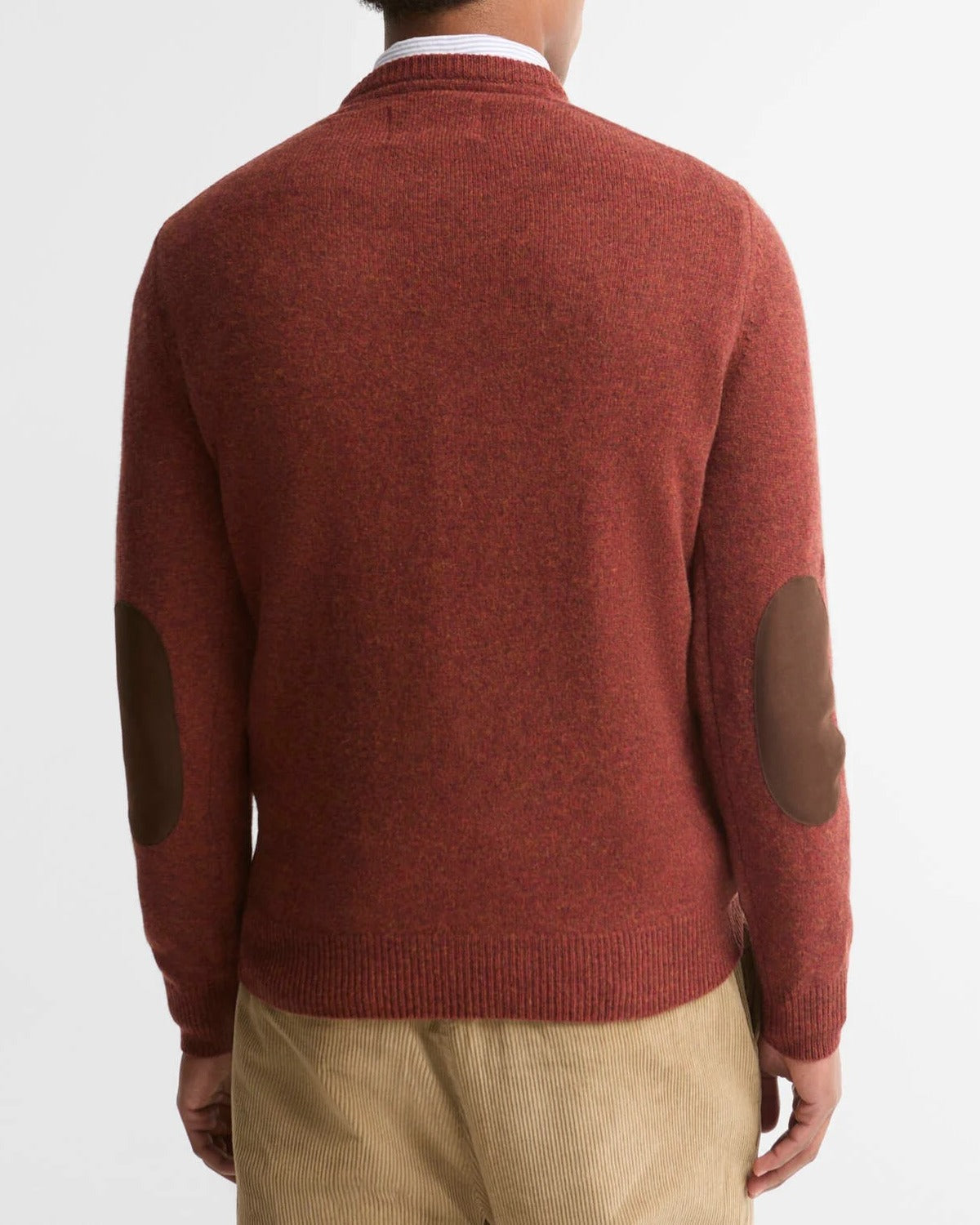 Barbour MKN0584 maglione uomo russet lana merino