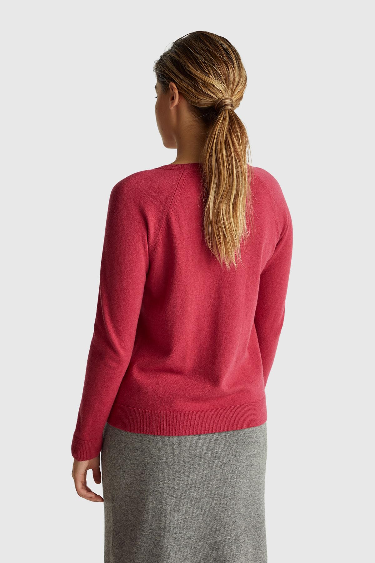 Benetton Maglieria Maglione Donna Girocollo Raglan Lana