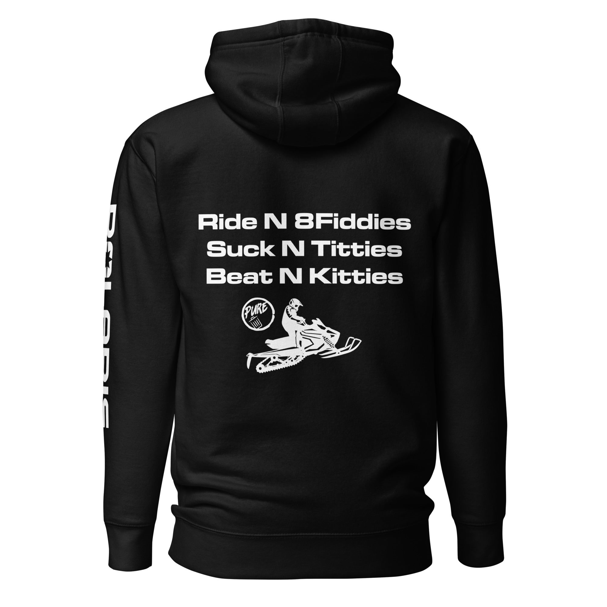 Pure Trash Ride N 8Fiddies felpa uomo nera M