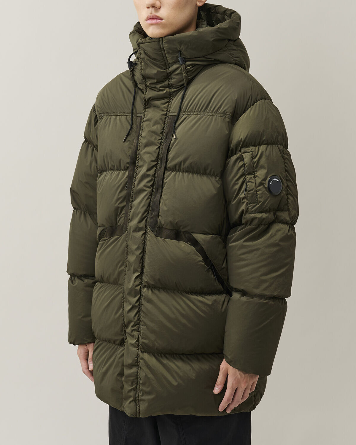C.P. Company Nycra-R Lens Piumino Uomo Ivy Green