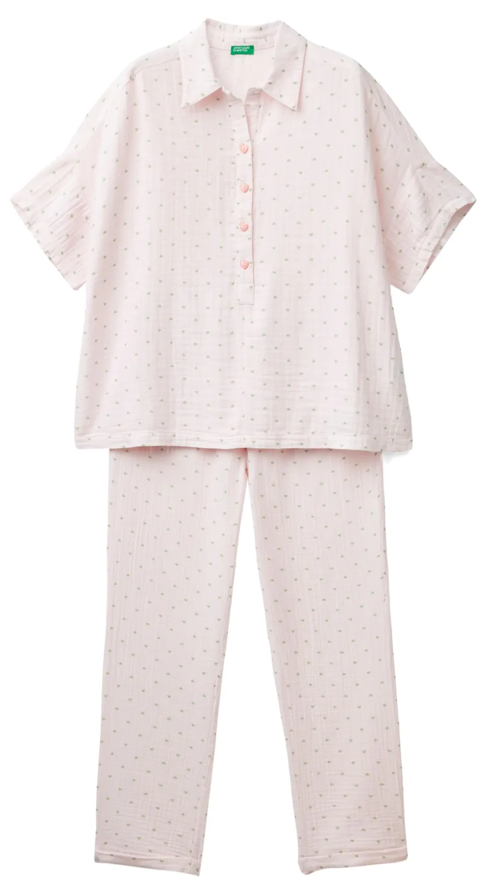 Benetton Intimo e Pigiami Set Pigiama Donna L Cotone