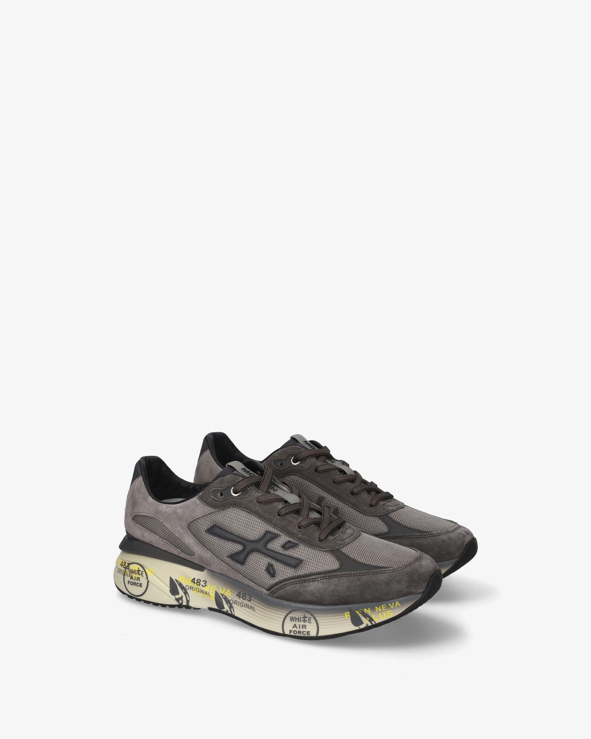 Premiata Moerun 8540 Sneakers Uomo Grigio Nero