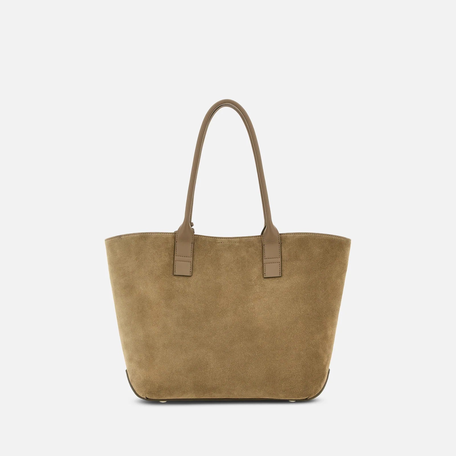 Hogan Address Borsa Shopping Piccola Beige Pelle