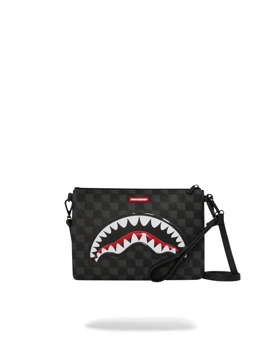 Sprayground 910B8948NSZ Pochette Nero Sharks in Paris PVC