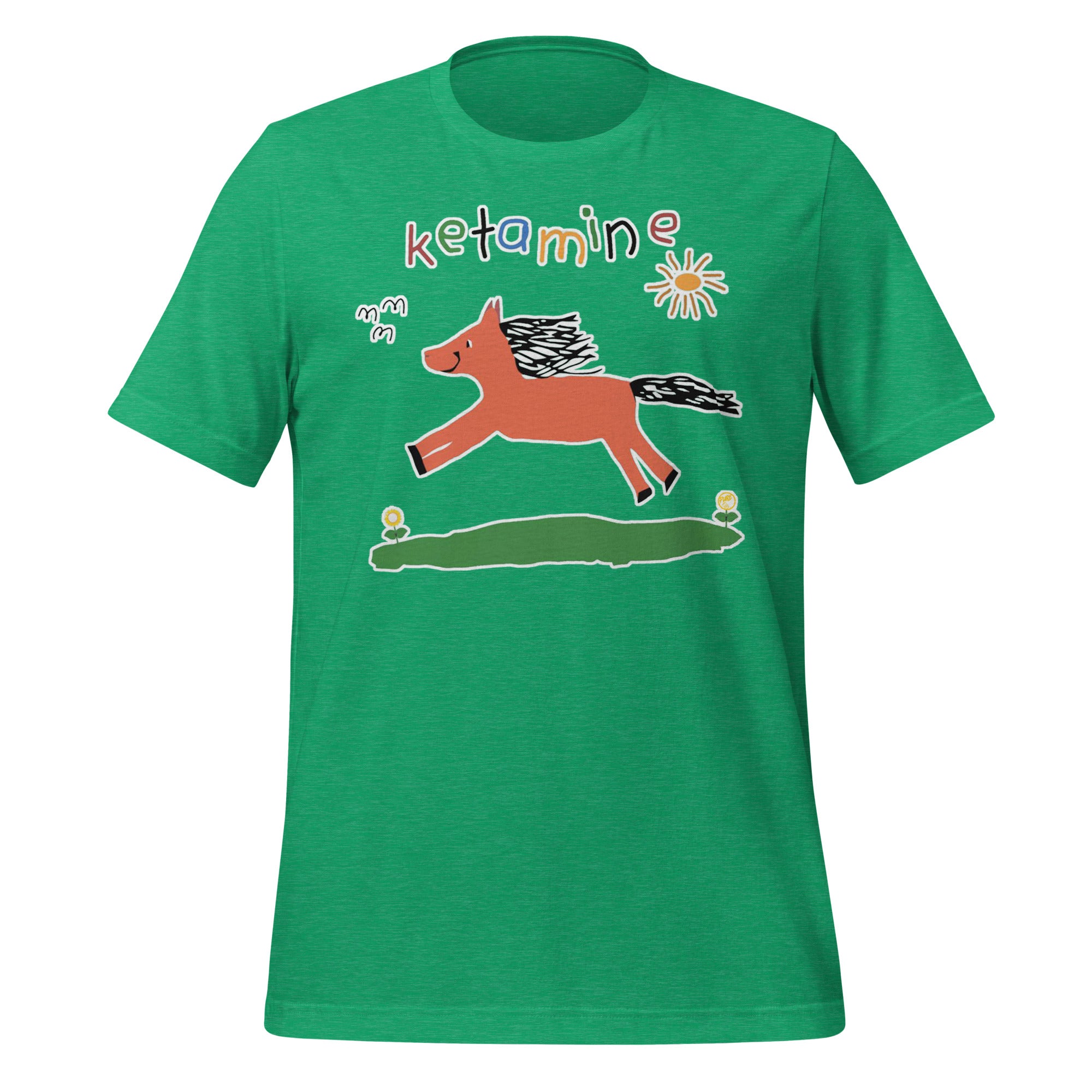 Pure Trash Ketamine t-shirt uomo nera cotone
