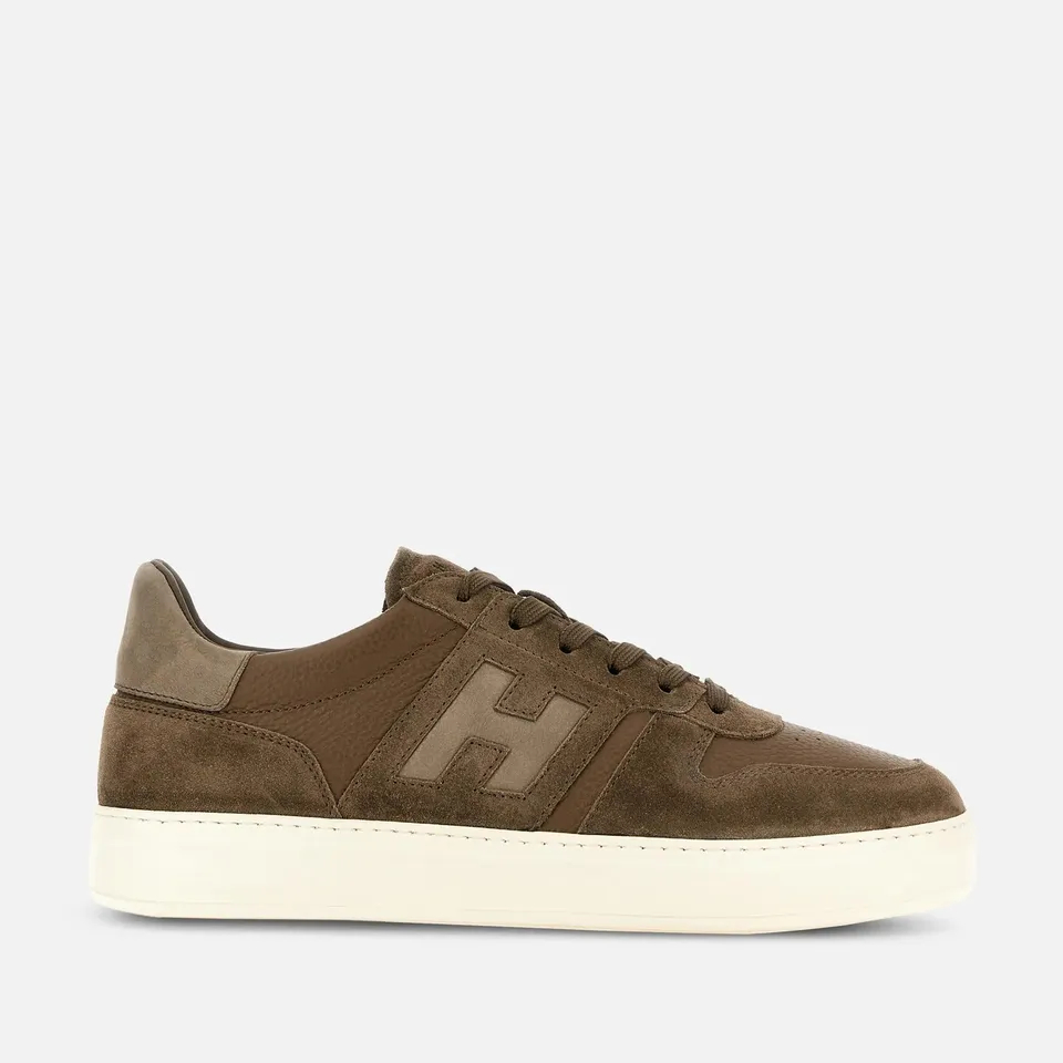 Hogan H-TV HXM6680FZ00VG Sneakers Verde Pelle Uomo