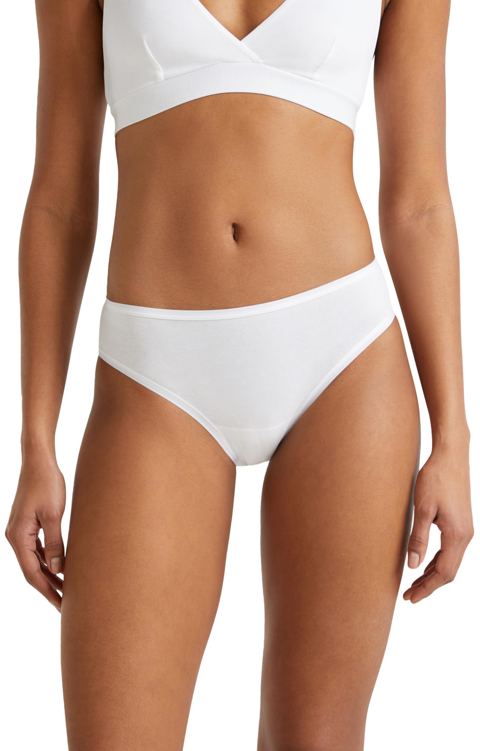 Benetton Slip Vita Semi-Alta Cotone Donna M