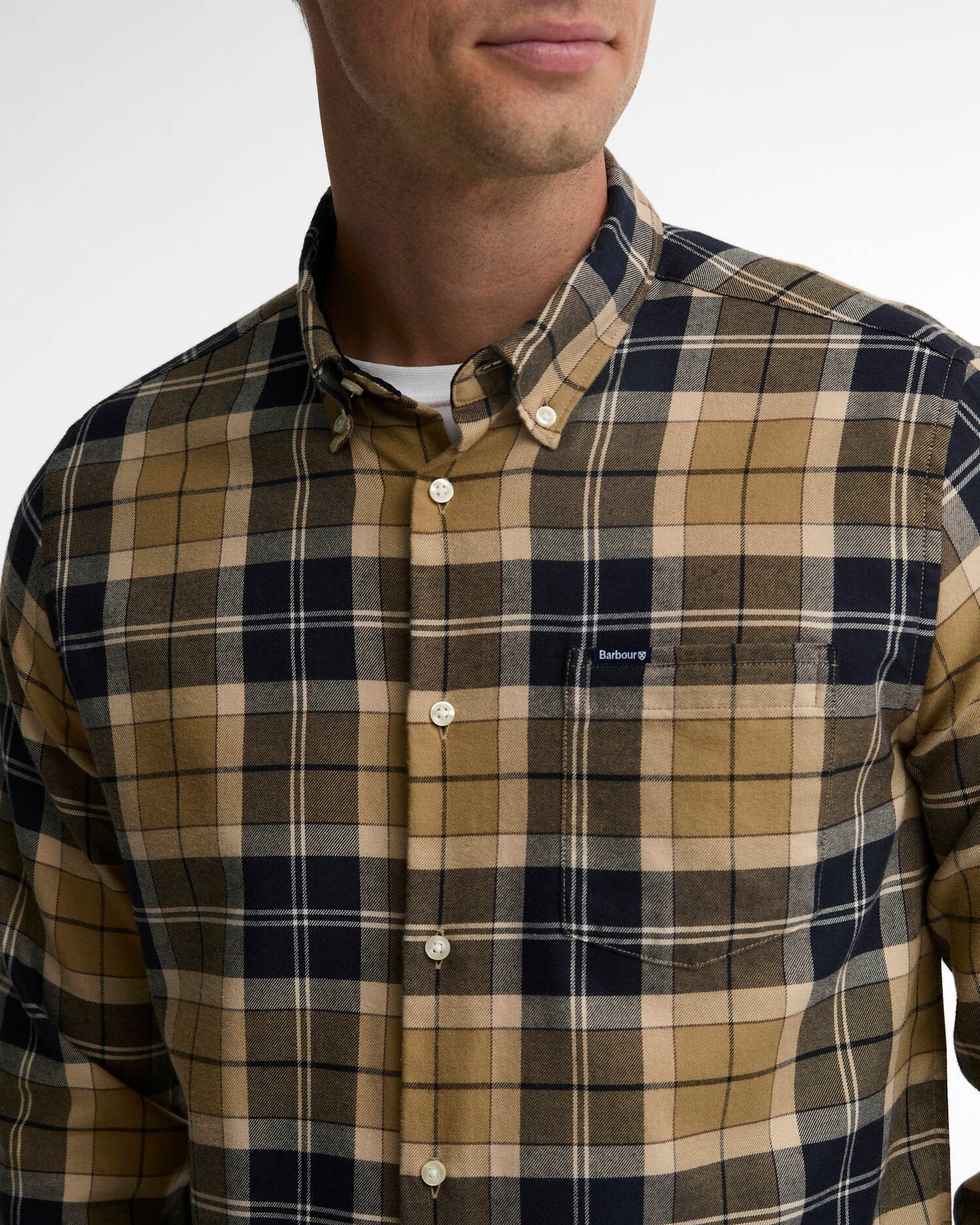 Barbour Fortrose MSH4991 camicia tartan birchwood uomo