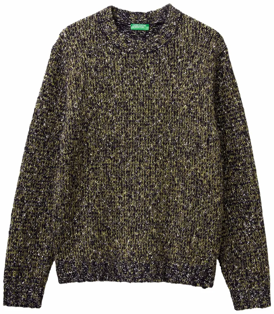 Benetton Maglieria 10c3u108m Maglione Uomo Blu XS