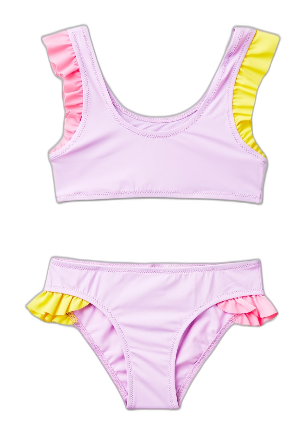 Benetton Bikini Bambina Rouches Bicolor 4 Anni