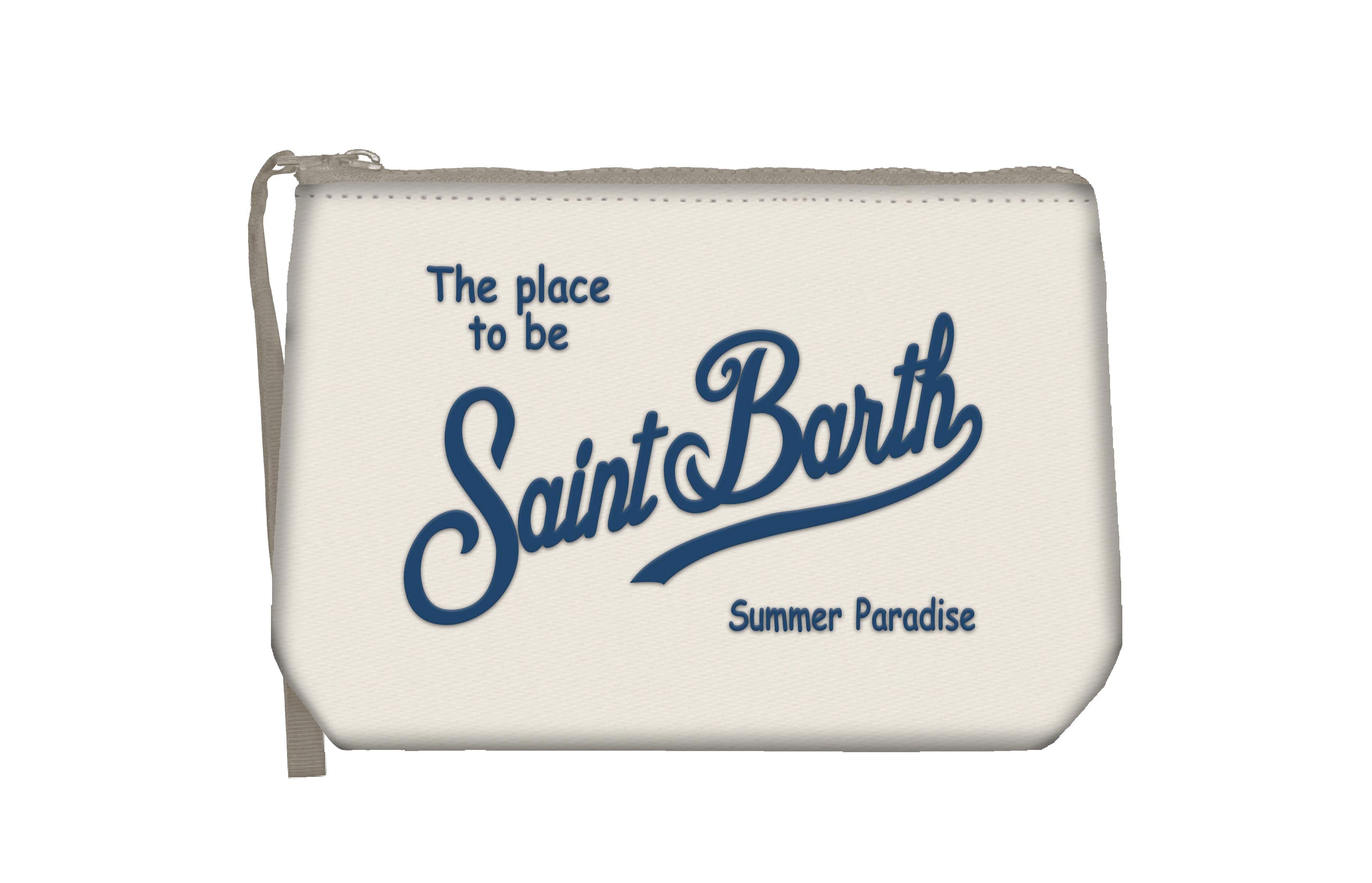 MC2 Saint Barth Aline Nylon 07547L pochette bianco navy