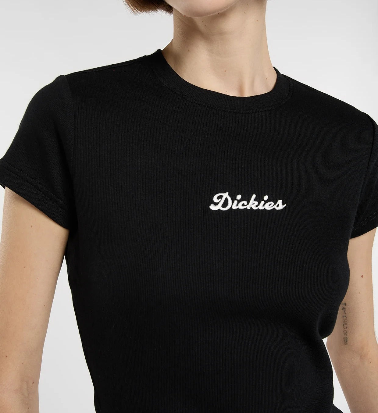 Dickies Wellsville DK0A88JT t-shirt cotone nero slim