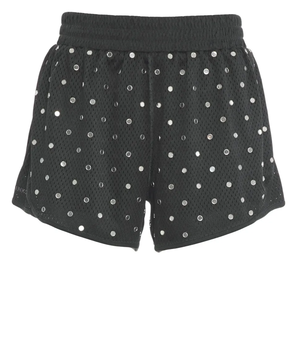 Pinko Esperia 106854 A3BC Shorts Donna Grigio Mesh