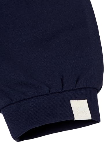 Benetton Pantaloni Tuta Bimbo Felpa Cotone Organico Vita Elastica