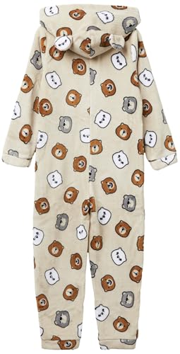 Benetton 33yb0t02j Tuta Pigiama Bambini XS Pelliccetta