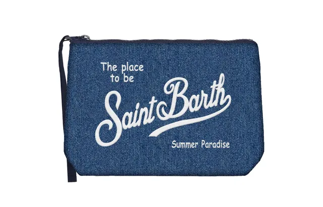 MC2 Saint Barth Aline Denim 00436L Pochette Blu Scuro