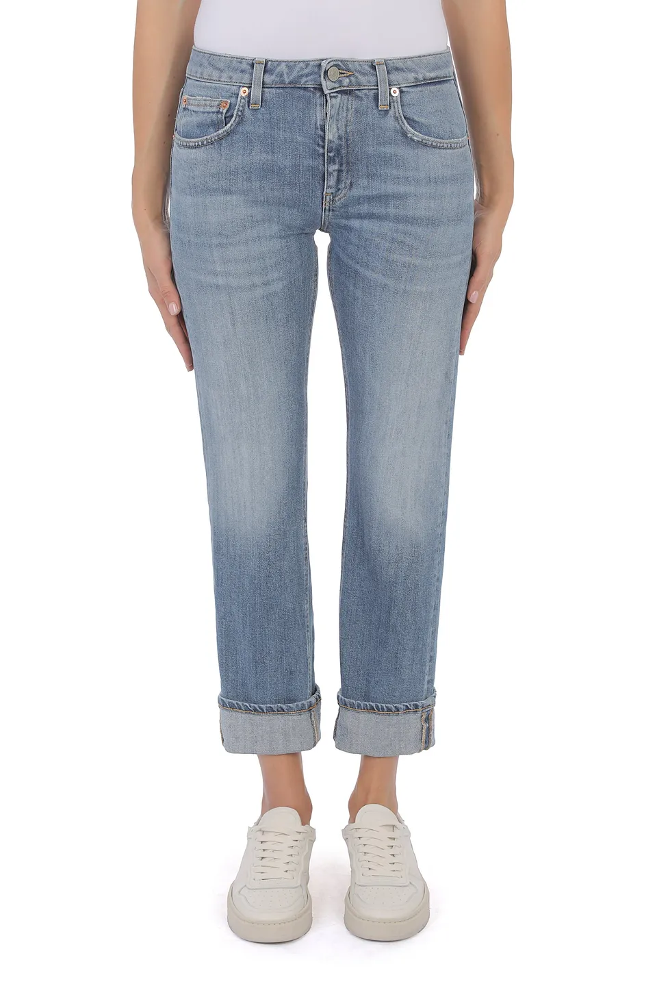 Dondup Coco DP801 DS0406D jeans donna blu chiaro slim