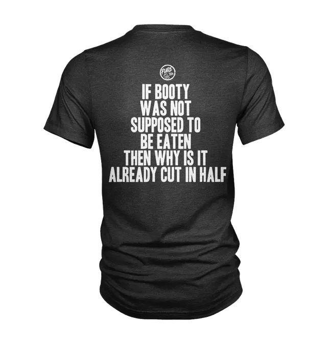 Pure Trash Booty Eating T-shirt uomo vintage fitted
