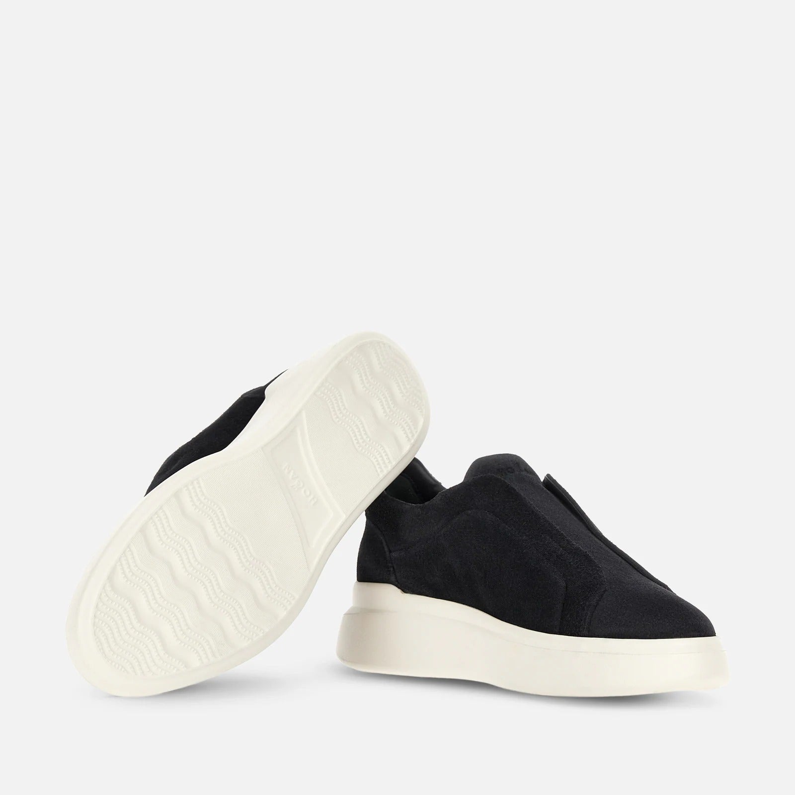 Hogan H580 HXM5800BE00HG sneakers slip-on blu camoscio