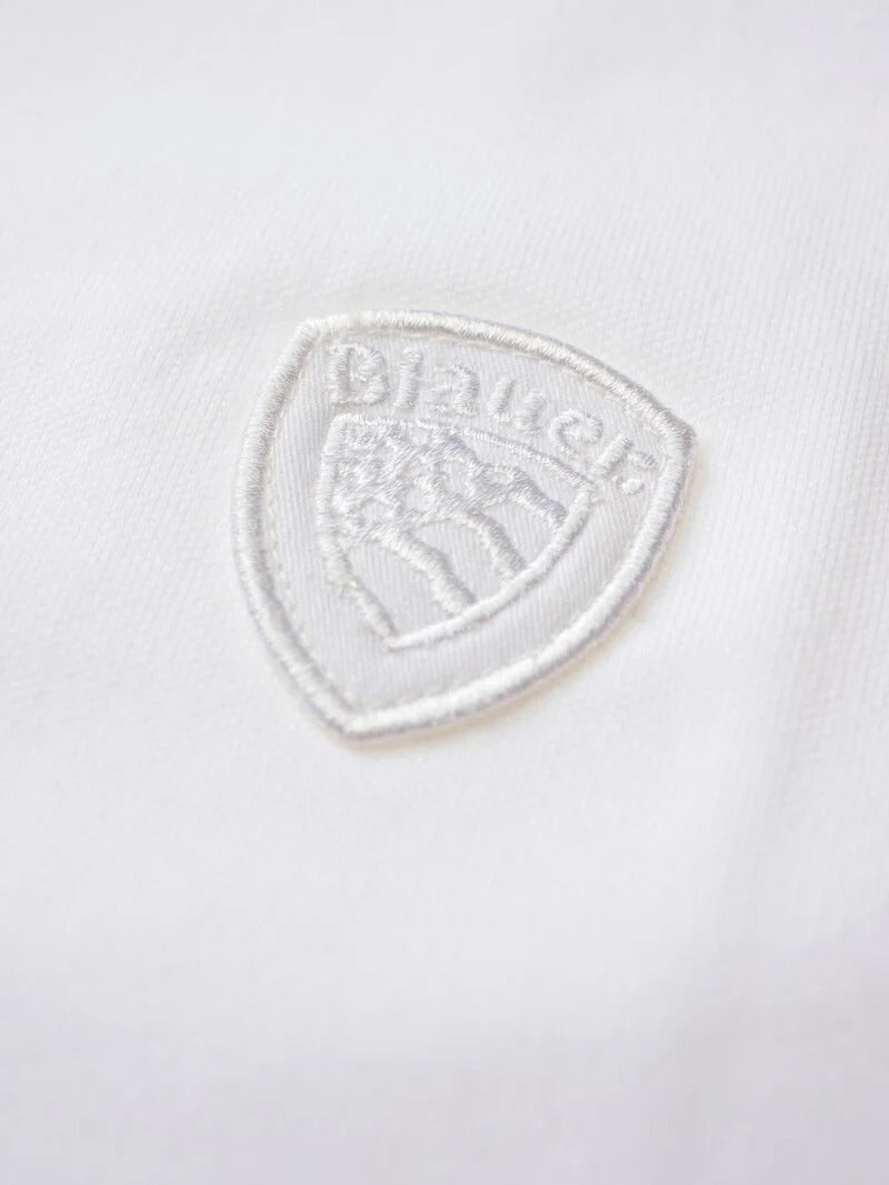 Blauer Athens 26SBLUH02306 t-shirt uomo bianco cotone