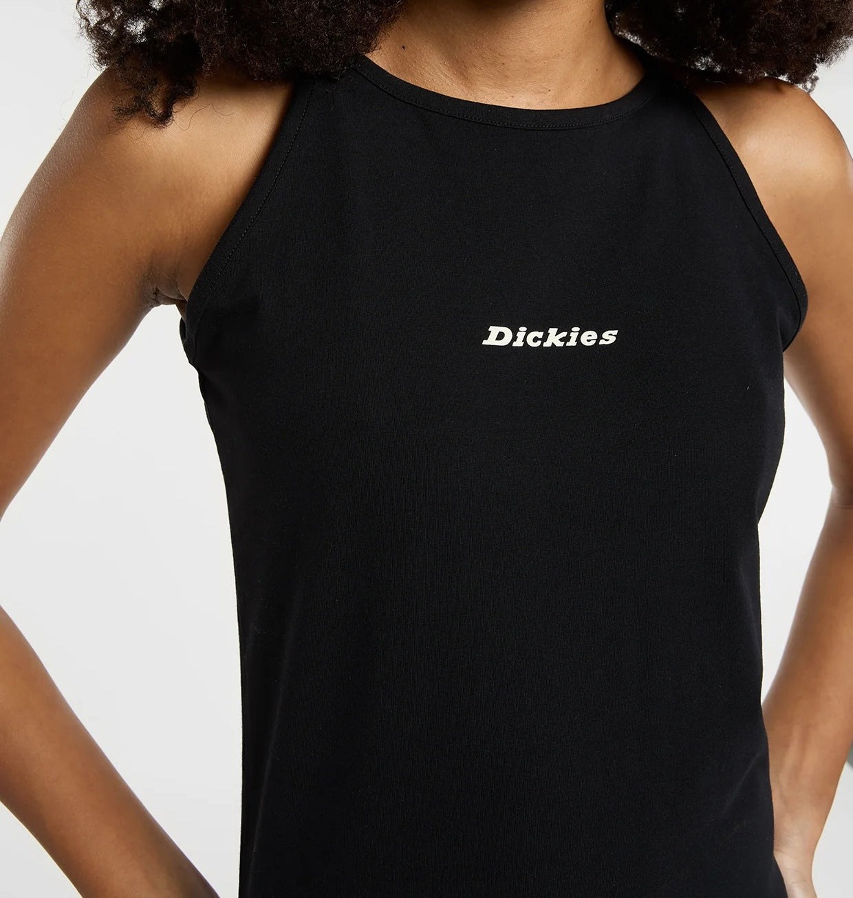 Dickies Honeyville DK0A8852 canotta donna nera slim