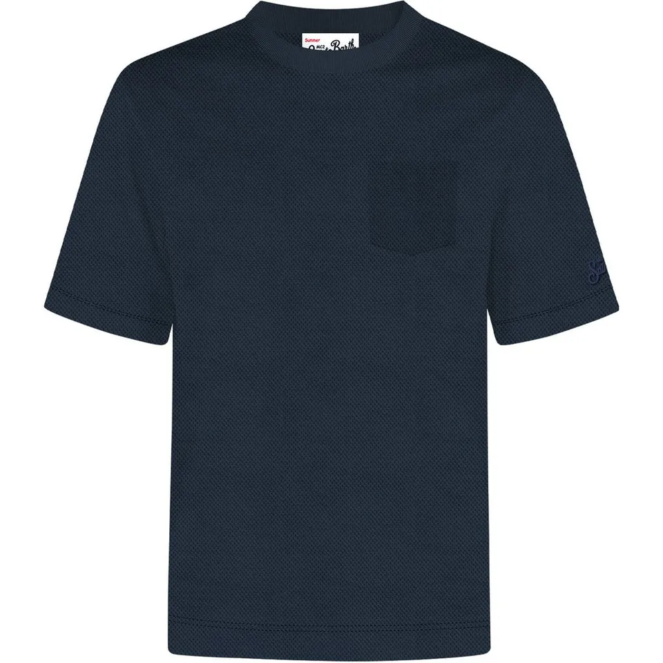MC2 Saint Barth Bakewell t-shirt navy cotone piquet