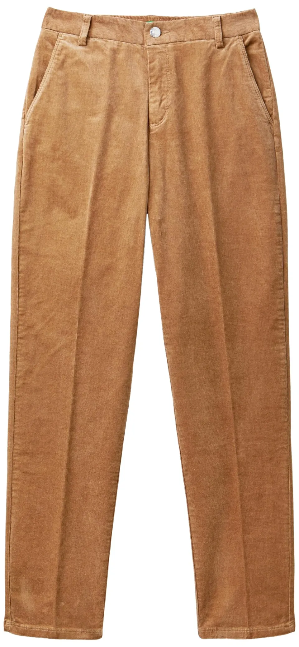 Benetton 4MIQDF07W pantalone donna blu gamba dritta