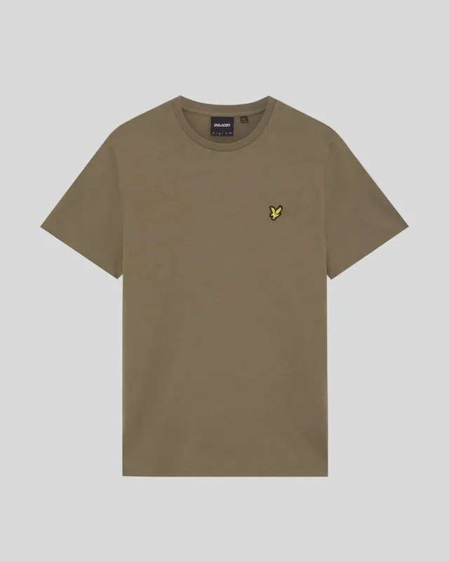Lyle & Scott TS400VOG T-shirt Uomo Khaki Ash Cotone