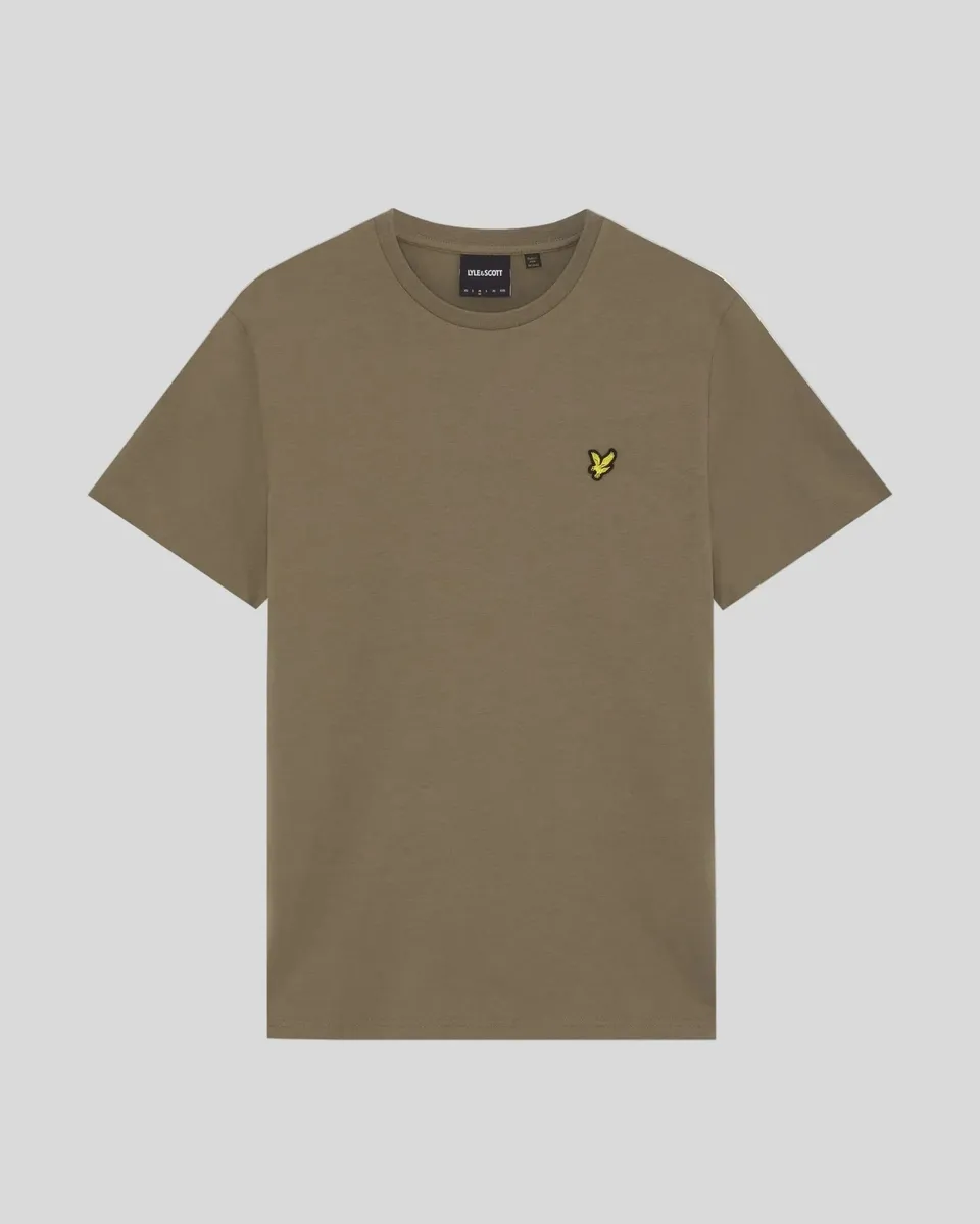 Lyle & Scott TS400VOG T-shirt Uomo Khaki Ash Cotone