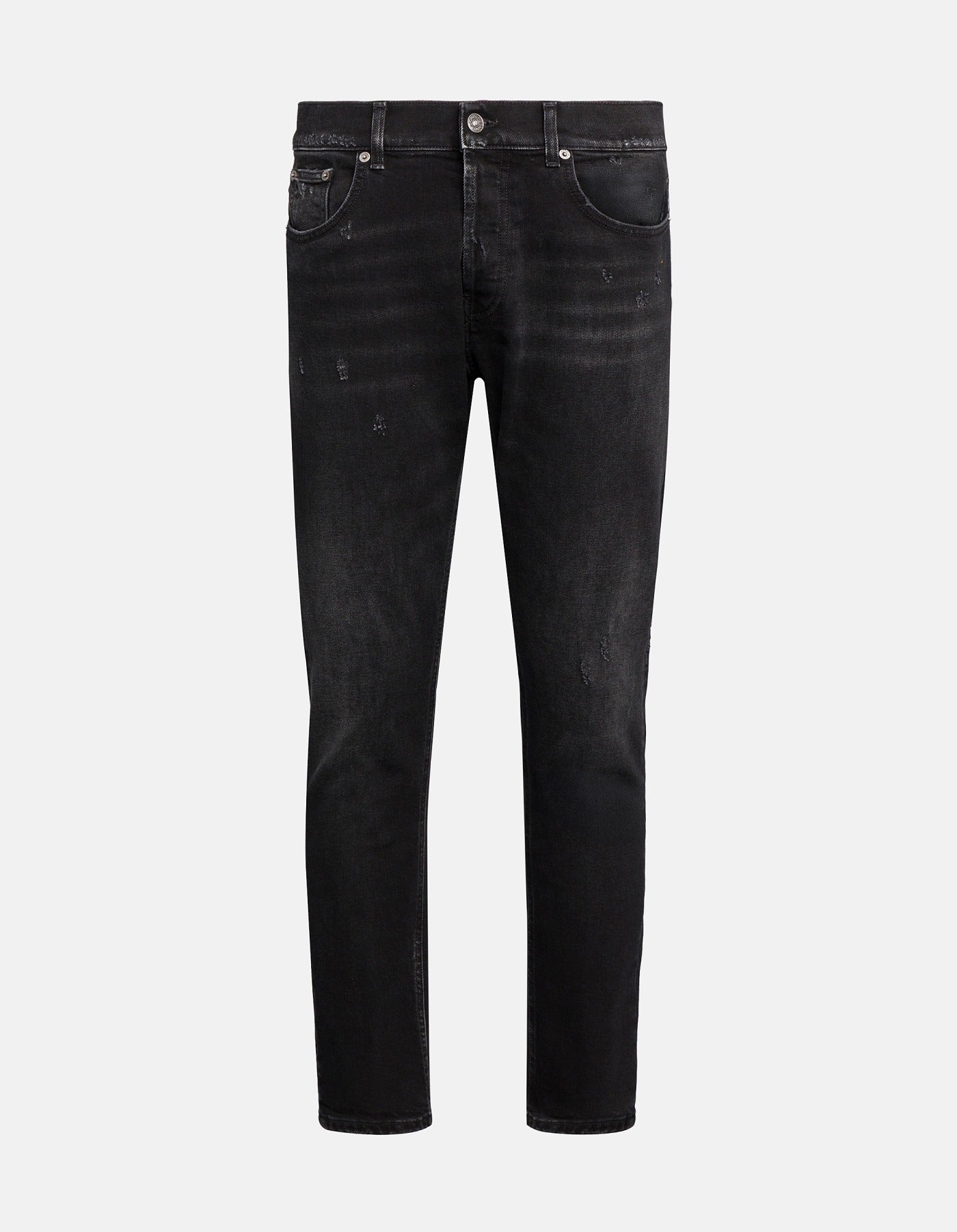 Dondup UP576 DS0369U Jeans Uomo Nero Carrot Slim
