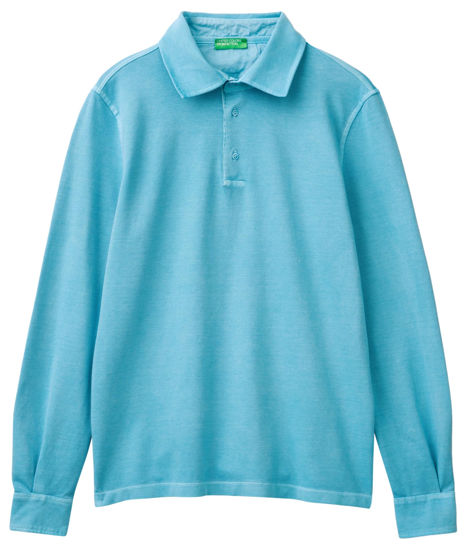 Benetton Polo Uomo XXL Piquet Cotone Blu