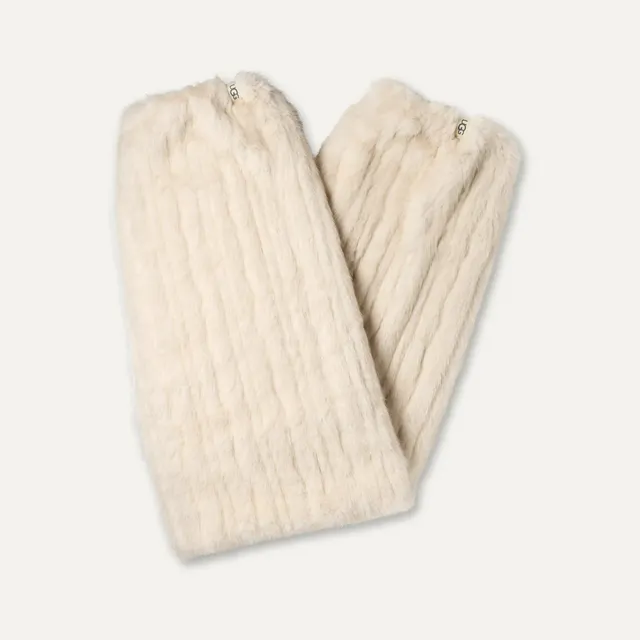 UGG 1183750 Ismay Faux Fur Scaldamuscoli Cream Pelliccia
