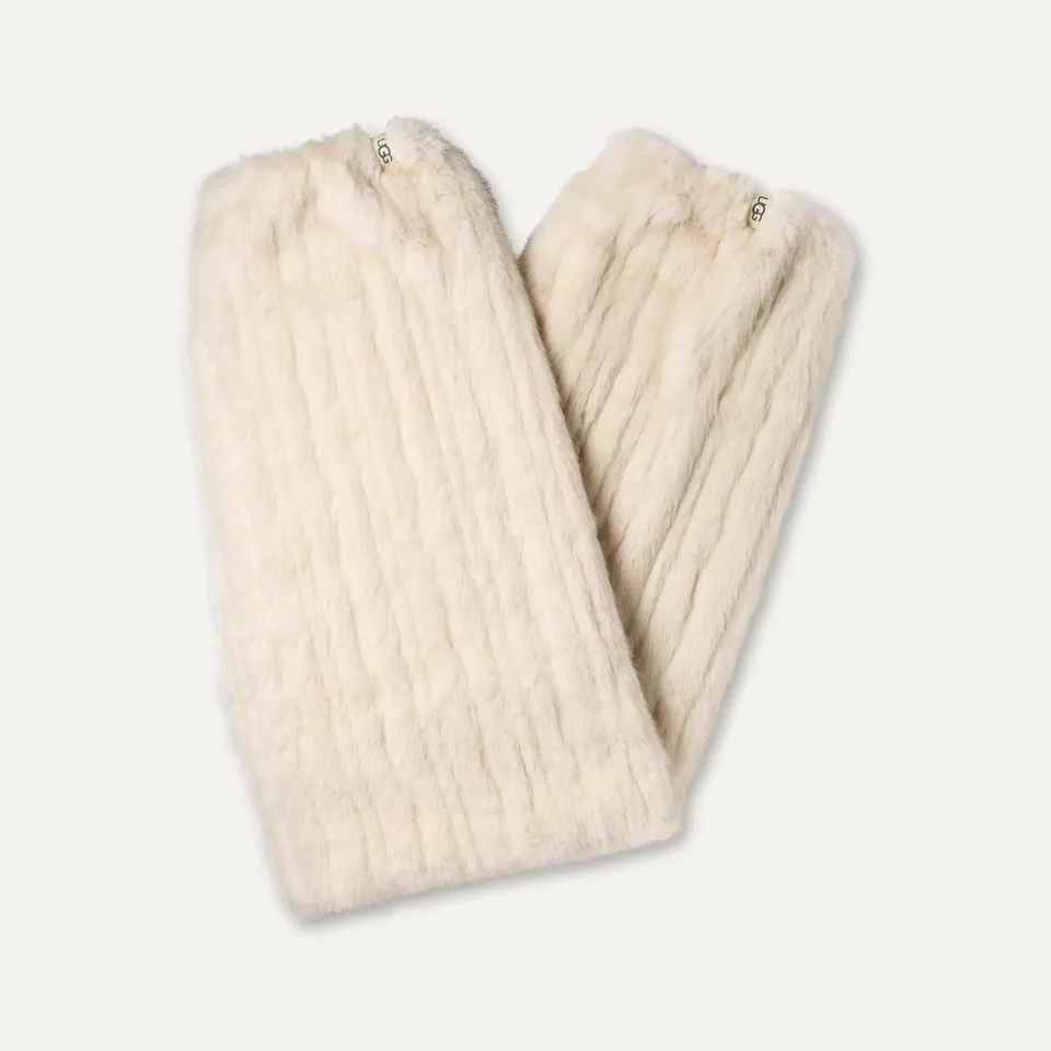 UGG 1183750 Ismay Faux Fur Scaldamuscoli Cream Pelliccia