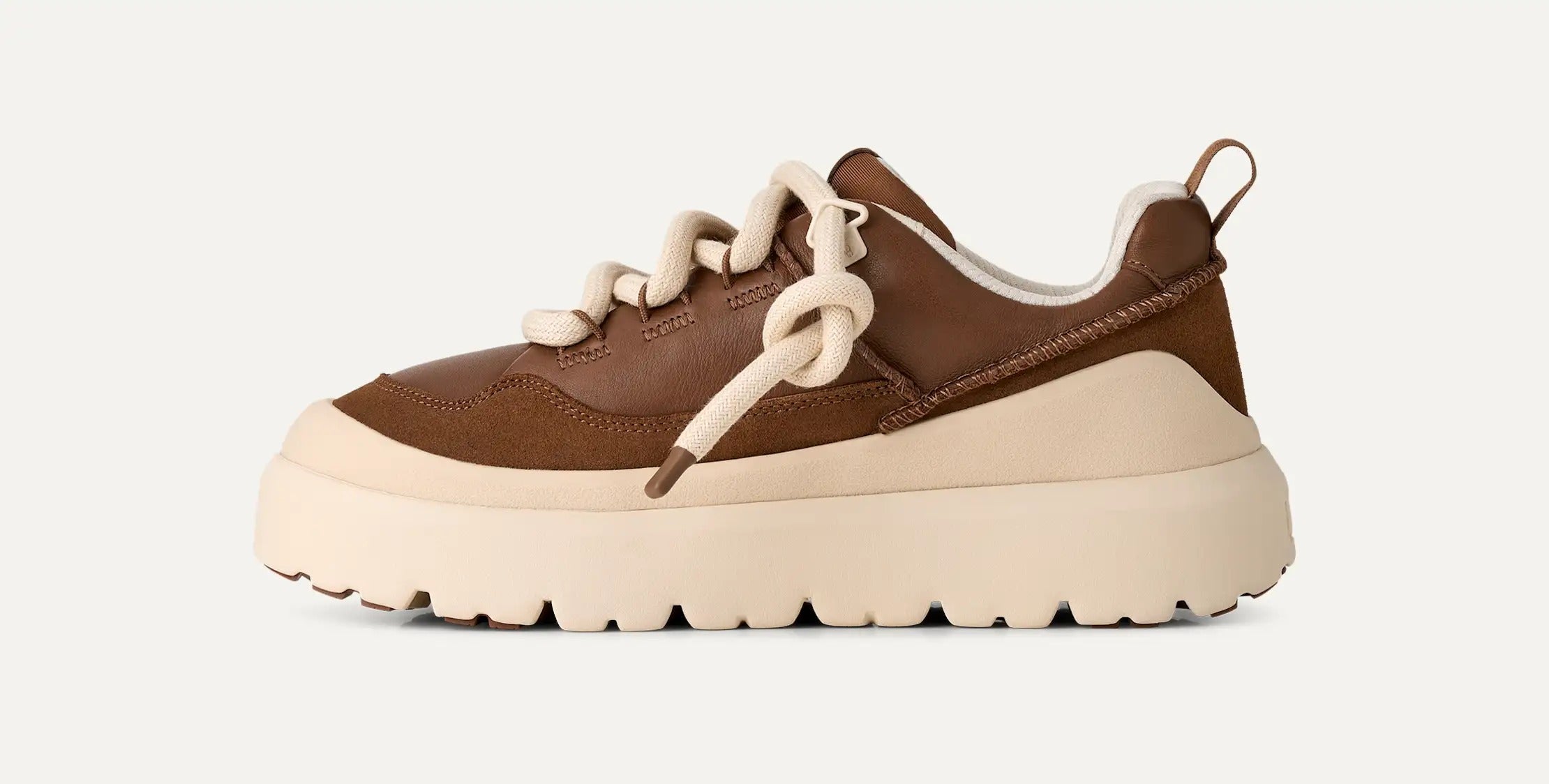 Ugg Heritage Utility 1170910 sneakers uomo Dark Chestnut pelle