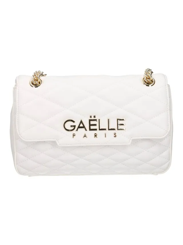 Gaelle Paris GAACW03078 borsa tracolla bianca trapuntata