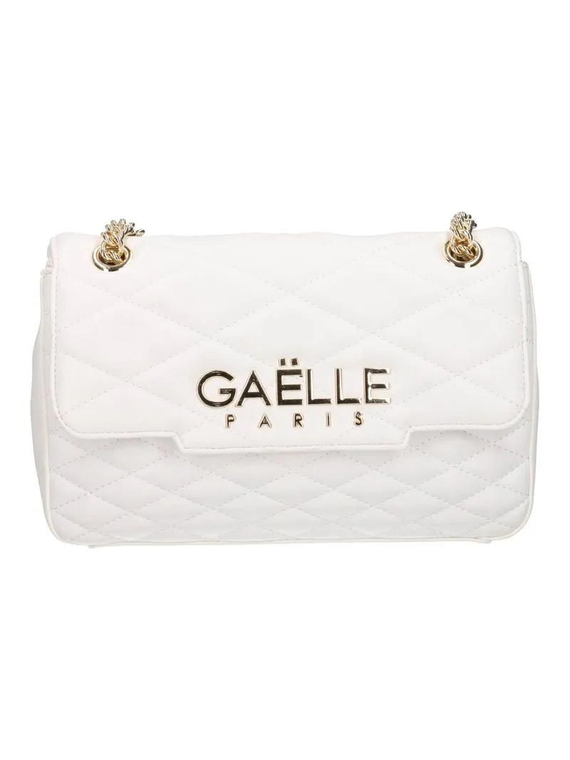 Gaelle Paris GAACW03078 borsa tracolla bianca trapuntata