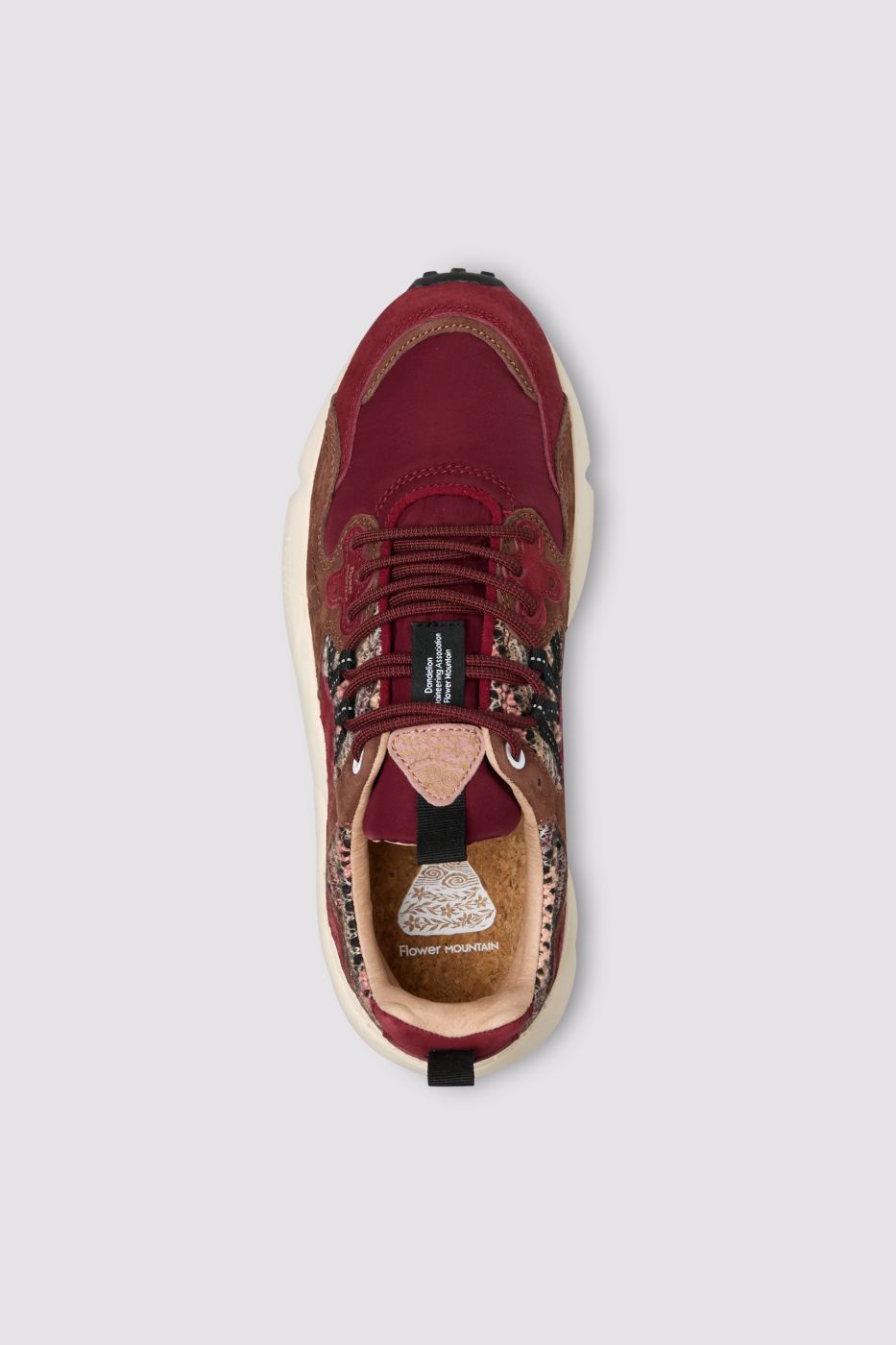 Flower Mountain Yamano 3 2017818 sneaker bordeaux marrone
