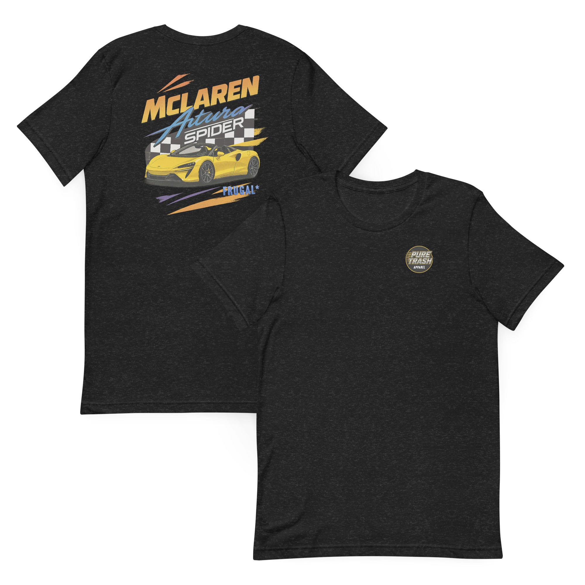 Pure Trash McLaren Tee maglietta uomo nera cotone