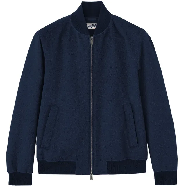 MC2 Saint Barth Camden Wool giacca uomo navy misto lana