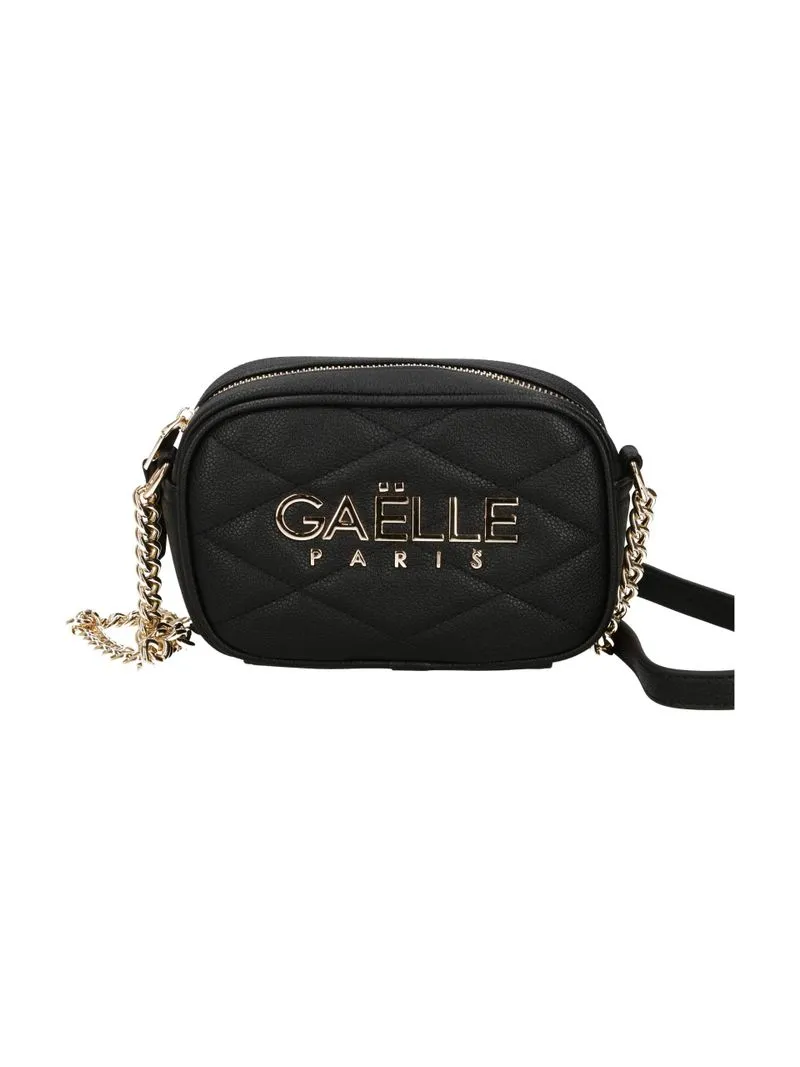 Gaelle Paris GAACW03080 Borsa Mini Camera Bag nera trapuntata