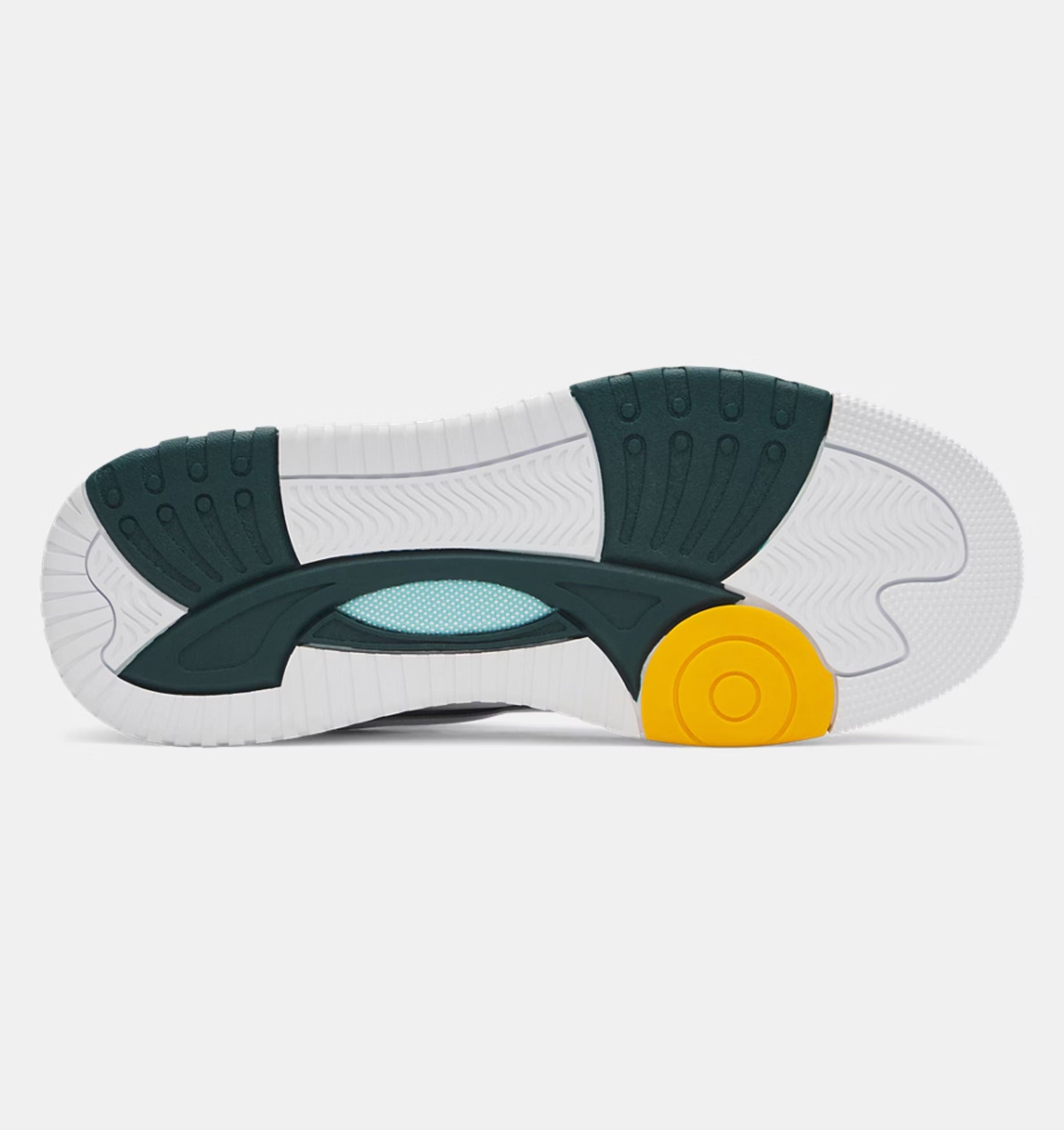 Under Armour HB-Lo 77-6005922 Sneaker Uomo Bianco Verde Pelle