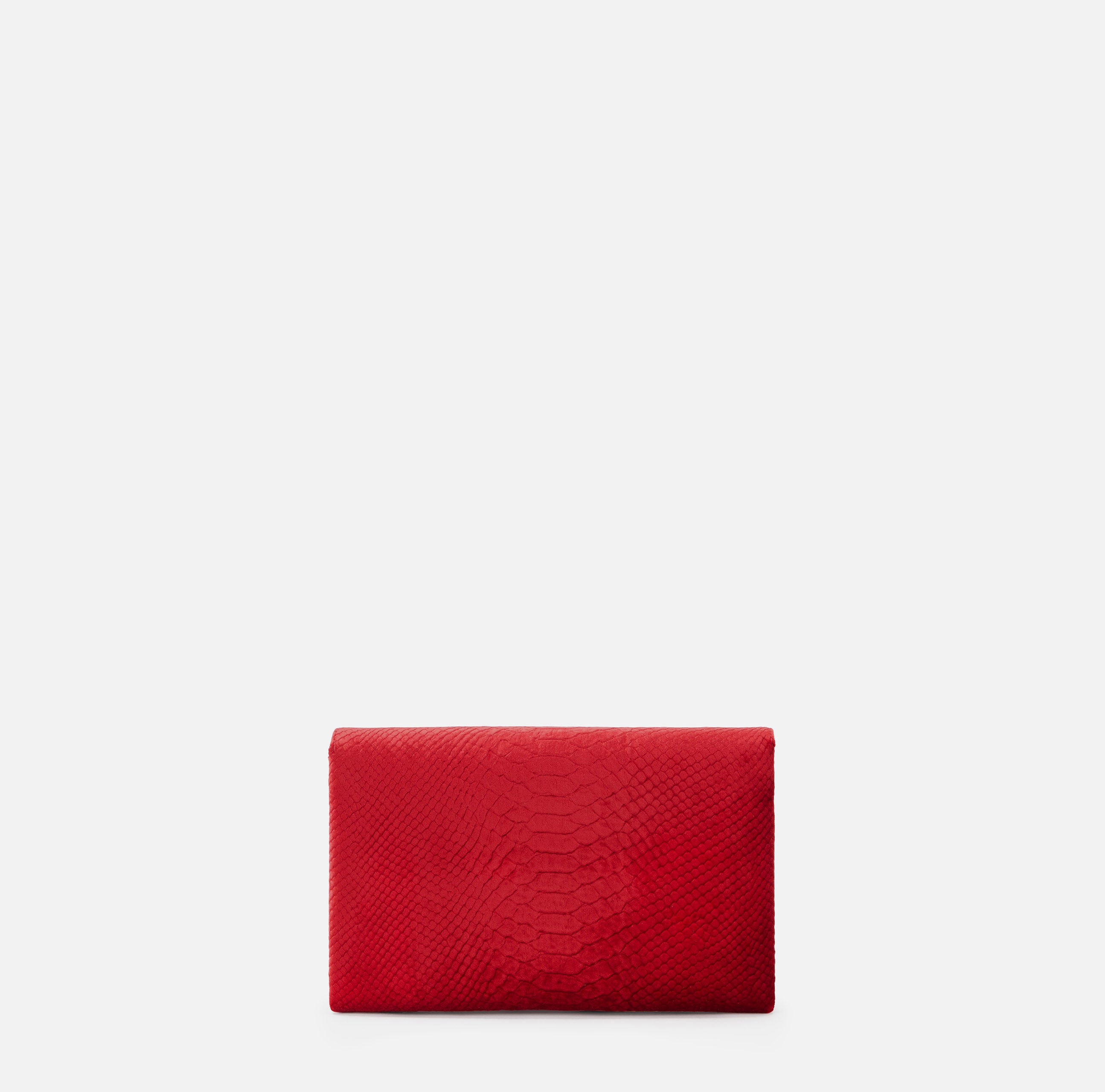 Elisabetta Franchi BS27A67E2 borsa tracolla rossa velluto