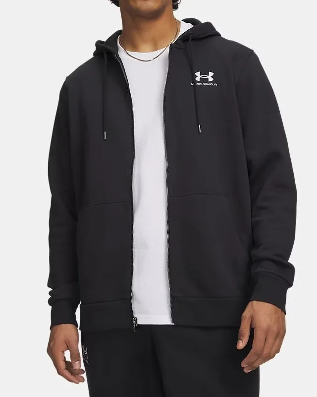 Under Armour Icon 1373881 felpa uomo Black zip cappuccio