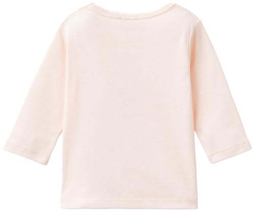 Benetton T-shirt manica lunga girocollo stampa ad acqua